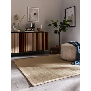benuta nest Sisal Teppich Sana Cream 150x150 cm - Naturfaserteppich aus Sisal