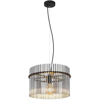 GLOBO Gorley 1-flg. 40 cm rund schwarz matt