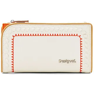 DESIGUAL Ines Long Wallet Damen Geldbörse raw creme terracotta