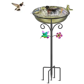 LuxusKollektion Vogeltränke Vogeltränke Stand Altgold robust Frostsicher