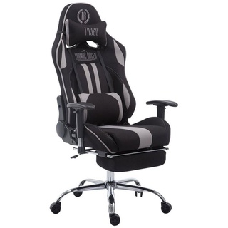 CLP Gaming Chair Limit Stoff, mit/ohne Fußablage grau