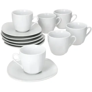 Mambocat Espressotasse 0,08 l Weiß 6 St.