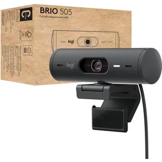 Logitech Brio 505 Grau/Schwarz