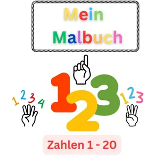 Independently published Malbuch Zahlen 1-20 1 St.