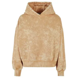 URBAN CLASSICS Oversized Towel Washed Kapuzenpullover Pale Orange 5XL