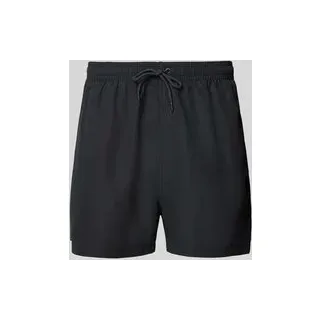 Badehose mit elastischem Bund, Black, XL