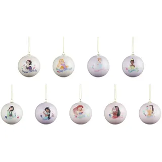 Disney Weihnachtskugeln  Disney  9er Set   ¦ rosa/pink ¦ Kunststoff ¦ Maße (cm): B: 8,3 H: 16,5