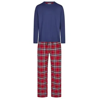 Phil & Co. Berlin Pyjama Flanell Blau/Rot L