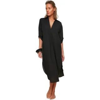 Trendyol Black Tiper detailliertes Strandkleid, 34 - 34