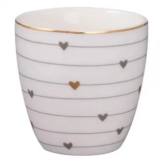GREENGATE Espressotasse Mini Latte Cup Grace 0,13 l Grau