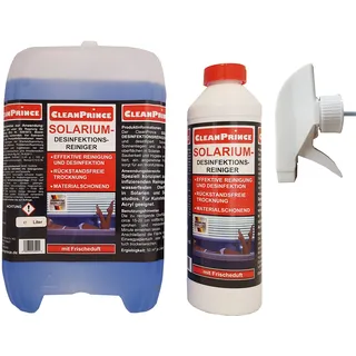 CleanPrince 2,5 Liter Solariumreiniger Solarium-Oberflächenreiniger Solarien Solarium FRISCHEDUFT.