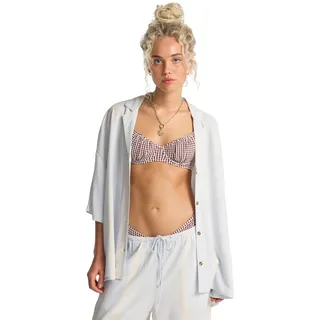 BILLABONG Beach Side - Bluse Gr. L grau