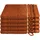 Waschhandschuh 16 x 22 cm orange 5 St.