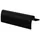 Glasfalzgriff Aluminium Schwarz