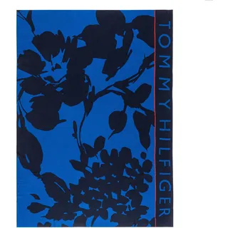 Tommy Hilfiger Plaid Code, Dunkelblau, Textil, Floral, 130x170 cm, Wohntextilien, Decken, Plaids
