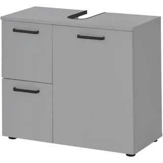 BASIC by Balculina Waschbeckenunterschrank BASIC BY BALCULINA "Vanice, Badezimmerschrank B/H/T 70x60x35cm", grau, B:70cm H:60cm T:35cm, FSC-zertifizierter Holzwerkstoff, Schränke, Waschbeckenunterschrank, Breite 70cm, Softclose, FSC-Mix 70%,Made in Europa