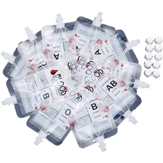 10 Pack Blutbeutel Für Getränke Beutel Beutel Becher Vampire Tagebuch Halloween Getränke Behälter Taschen Tassen Für Party Vampire Blutbeutel Requisiten Halloween Party Liefert Dekorationen