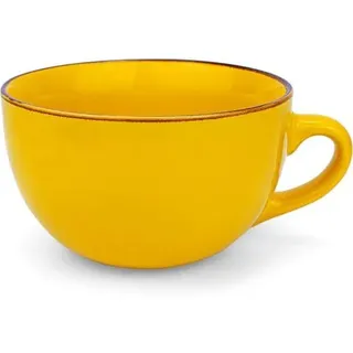 Kaffeetasse Keramik 700ml XXL Gelb #A Gelb Groß Tasse 700ml