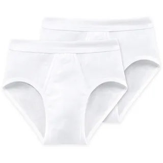 SCHIESSER Slips weiß M 2er Pack