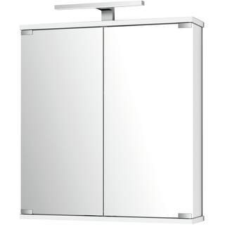Jokey Spiegelschrank Kandi LED weiß 60 x 70,2 (65) x19,4 (14,3) cm