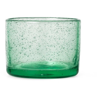 ferm LIVING - Oli Wasserglas, H 6 cm, recycelt klar