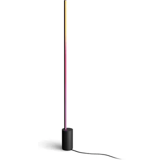 Philips Hue Gradient Signe Stehleuchte schwarz 1800lm, 16 Millionen Farben und Farbverläufe, dimmbar, steuerbar via App, kompatibel mit Amazon Alexa (Echo, Echo Dot)