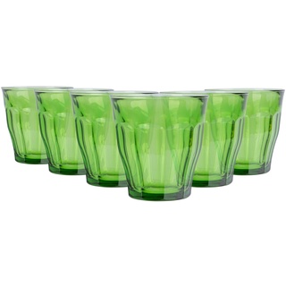 Duralex Picardie Glas Trinkgläsers - 250ml - Jungle Green - Pack Von 6