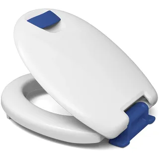 Hamberger Haromed SoftClose WC-Sitz universell mit Absenkautomatik und Sitzerhöhung, Badkeramik, 524645, weiß