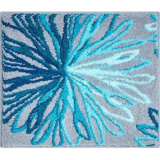GRUND Badematte Art Blau 60 x 50 cm