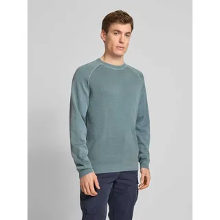 Strickpullover mit Raglanärmeln Modell 'ZANCA', Eisblau, M