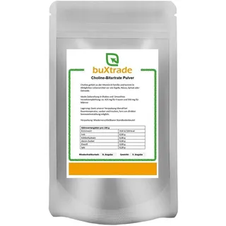 buXtrade Cholin Bitartrate Pulver 0,1 kg