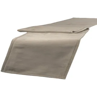 beties Tischläufer Samt&Sonders (1-tlg, 1 Stück Tischläufer), ca. 40x140 cm Samt Tischdekoration modern und edel taupe braun 40 cm x 140 cm