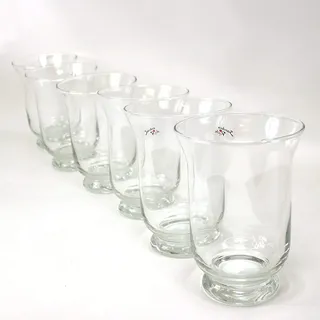 Glasvase Promo bauchig klar 6 Stück 19 cm Ø 13,5 cm von Sandra Rich