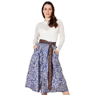 KRÜGER COLLECTION Trachtenrock Damen Trachtenrock 'Janita' 264167, Blau blau 36