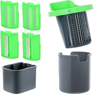 Genius Nicer Dicer Electro Gemüsereibe 7-tlg. Edelstahl/ Kunststoff