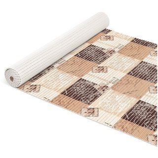 Schaum-Badematte Badteppich Weichschaum Badematte Schaum Maritim Badvorleger beige ANRO, Höhe 5 mm, strapazierfähig, Drainage Effekt, Rillen, wasserdurchlässig, rutschhemmend, pflegeleicht, Weich, Rutschfest, Rutschhemmend, Schnelltrockend, mit Drainagelöchern, Modern, Praktisch, Kunststoff, Rechteckig, Geprägt beige Rechteckig - 65 cm x 160 cm x 5 mm