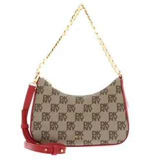 DKNY Jenna Demi Umhängetasche Synthetik Brown/Red