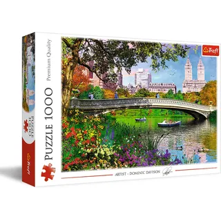 Trefl - Puzzle 1000 Teile, Central Park, New York, Ameryka | Für Kinder und Erwachsene ab 14 Jahren, hochwertige, kreative Unterhaltung, präzise passende Teile