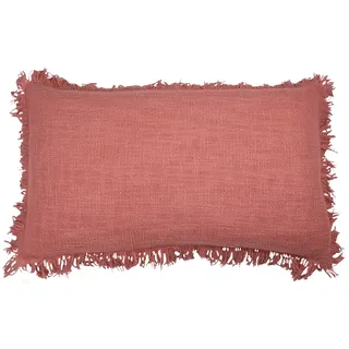 Kissen LIONI, Rosa - 30 x 50 cm - mit Fransen