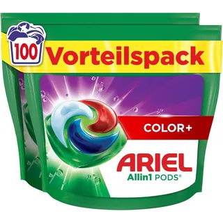 Ariel Waschmittel Pods All-in-1 Kapseln 100 Waschladungen Color+