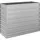 100 x 40 x 77 cm Silber