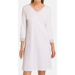 Hanro Nachthemd Moments (1-tlg) Nachthemd - Baumwolle - 100 cm lang mit langen Ärmeln weiß XS