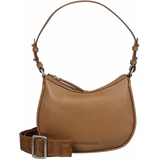 Burkely Henkeltasche Leder Taupe