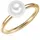 Ring aus mit gelbgold 50