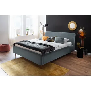 meise.möbel Polsterbett Mila, mit Bettkasten blau 198 cm x 235 cm x 51 cm