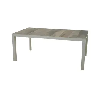 Siena Garden Silva Gartentisch 100 x 74 cm Weiß