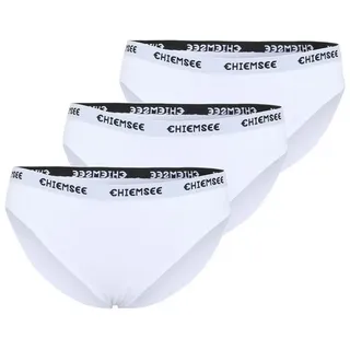 Chiemsee Slip im Dreierpack und Label-Look WEISS XS