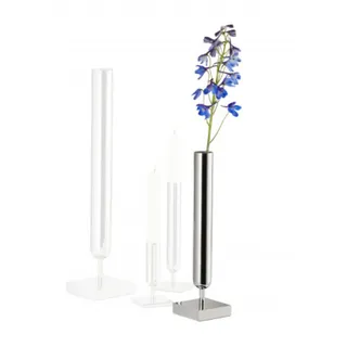 LAMBDA COLLECTION - schmale Vase hochglanzpoliert 26 cm