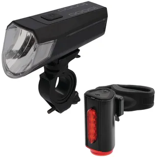Fischer Akku-USB-LED Beleuchtungsset 80 Lux Rücklicht