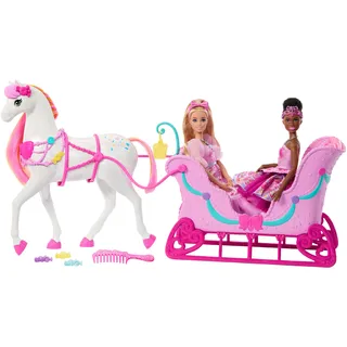 Barbie Der Nussknacker Pferd und Schlitten (JNH63)